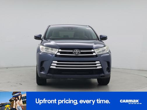 Blue 2017 Toyota Highlander LE