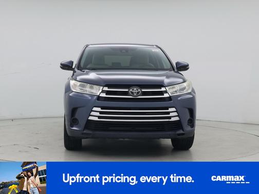 Blue 2017 Toyota Highlander LE