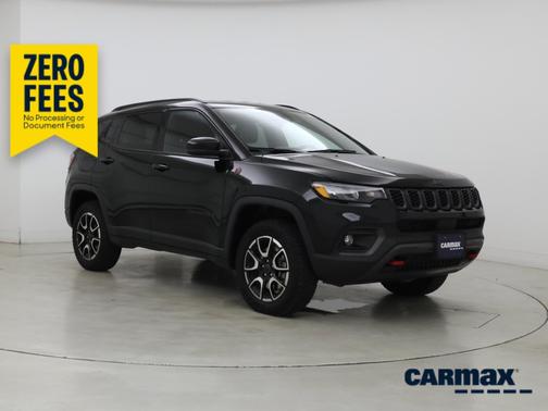 Black 2025 Jeep Compass Trailhawk