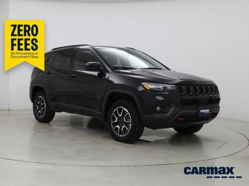 Black 2025 Jeep Compass Trailhawk