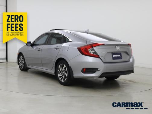 Silver 2017 Honda Civic EX