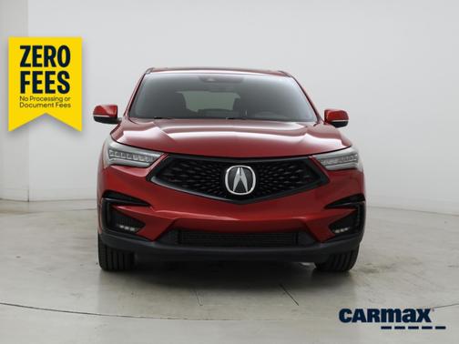 Red 2019 Acura RDX A-Spec