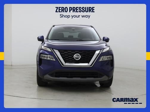 Blue 2021 Nissan Rogue SV