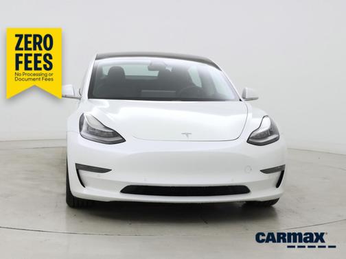 White 2020 Tesla Model 3 Long Range