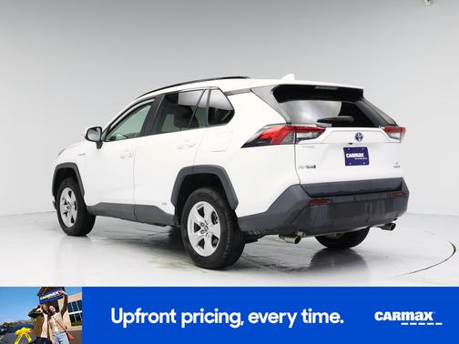 White 2021 Toyota RAV4 Hybrid LE