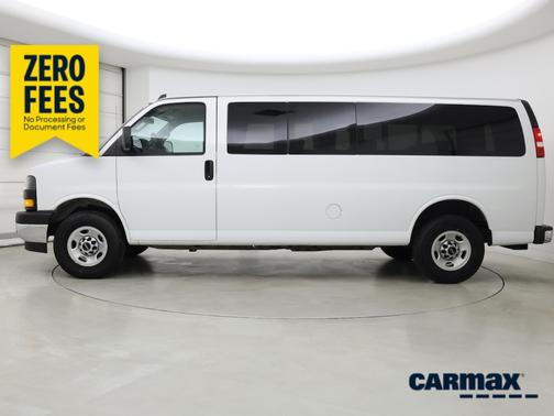 White 2023 GMC Savana 3500 LS