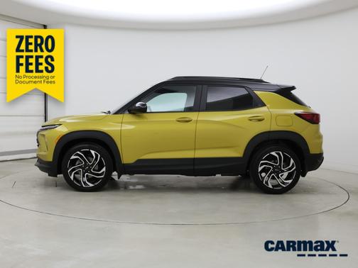 Yellow 2024 Chevrolet Trailblazer RS