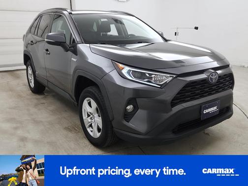 Gray 2021 Toyota RAV4 Hybrid XLE