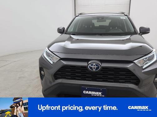 Gray 2021 Toyota RAV4 Hybrid XLE