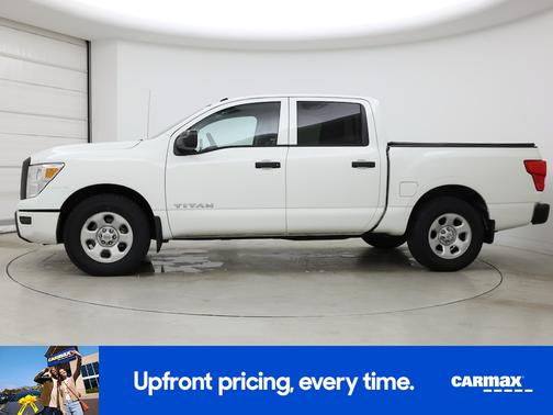 White 2021 Nissan Titan S