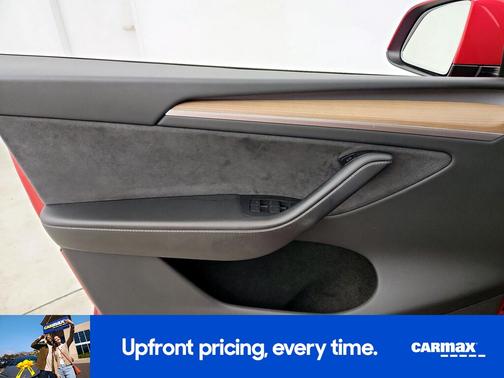 Red 2023 Tesla Model Y Long Range