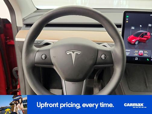 Red 2023 Tesla Model Y Long Range