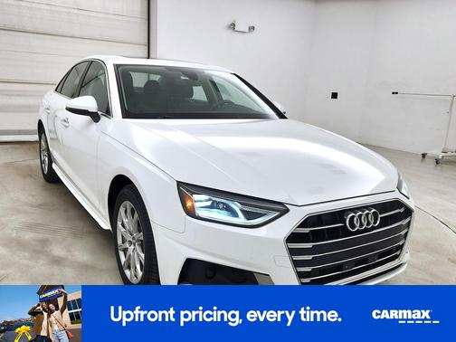 White 2020 Audi A4 Premium