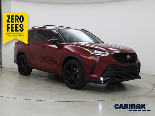 Red 2021 Toyota Highlander XSE