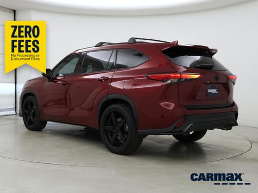 Red 2021 Toyota Highlander XSE