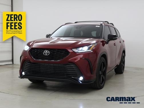 Red 2021 Toyota Highlander XSE