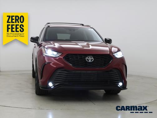 Red 2021 Toyota Highlander XSE