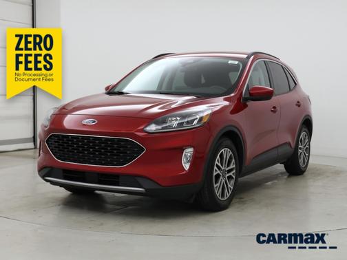 Red 2021 Ford Escape SEL