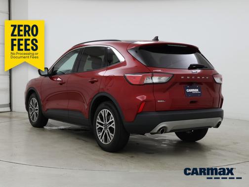Red 2021 Ford Escape SEL