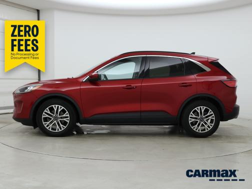 Red 2021 Ford Escape SEL