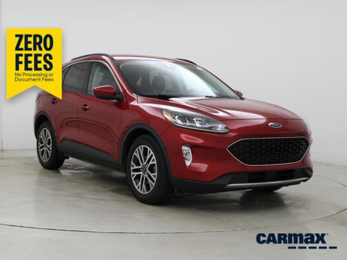 Red 2021 Ford Escape SEL