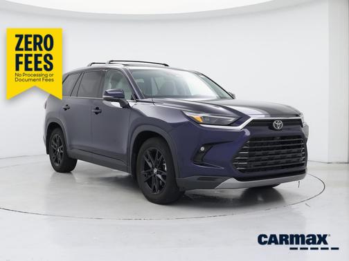 Blue 2025 Toyota Grand Highlander XLE