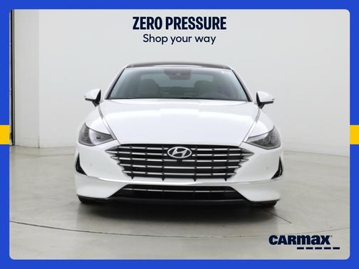 White 2023 Hyundai SONATA Hybrid Limited