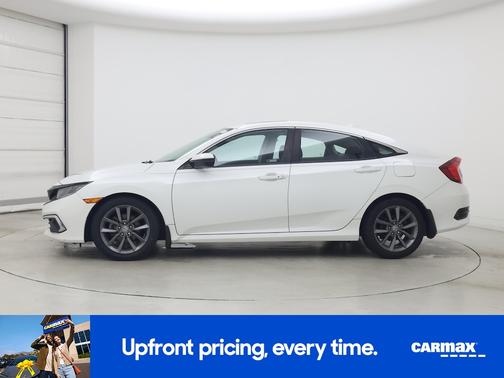 White 2019 Honda Civic EX