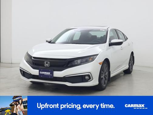 White 2019 Honda Civic EX
