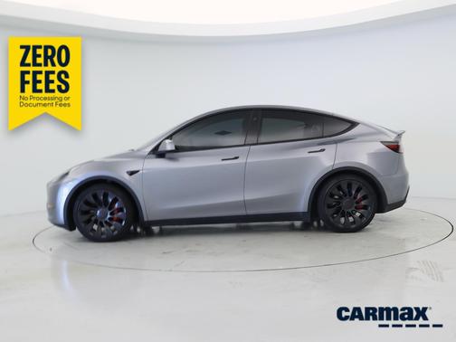Silver 2024 Tesla Model Y Performance