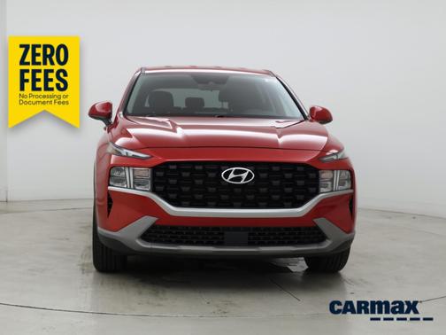Red 2021 Hyundai SANTA FE SE