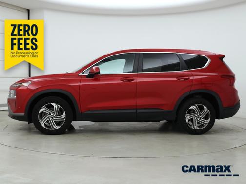 Red 2021 Hyundai SANTA FE SE