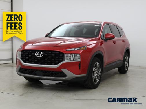 Red 2021 Hyundai SANTA FE SE