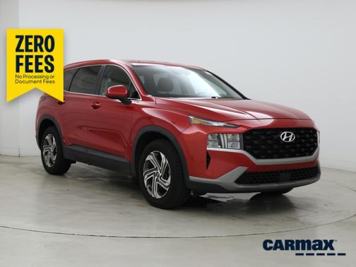 Red 2021 Hyundai SANTA FE SE