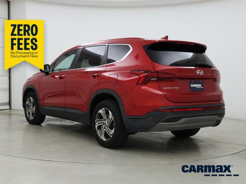Red 2021 Hyundai SANTA FE SE