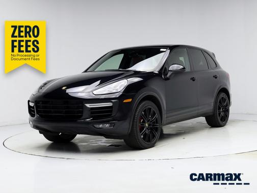 Black 2017 Porsche Cayenne Turbo