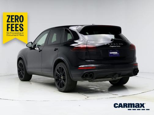 Black 2017 Porsche Cayenne Turbo