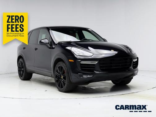 Black 2017 Porsche Cayenne Turbo