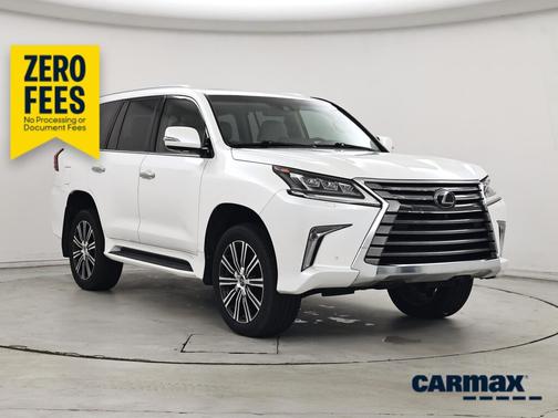 White 2021 Lexus LX 570