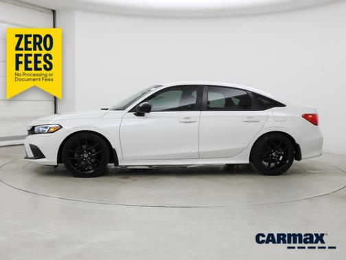 White 2023 Honda Civic Sport
