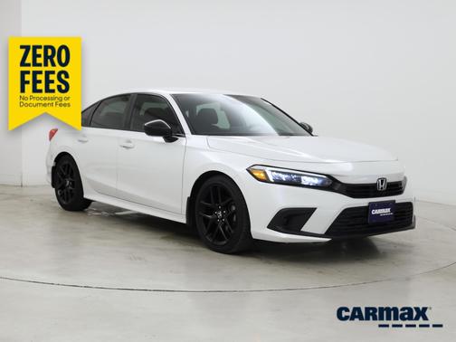 White 2023 Honda Civic Sport