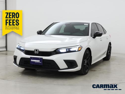 White 2023 Honda Civic Sport