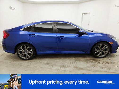 Blue 2021 Honda Civic Sport