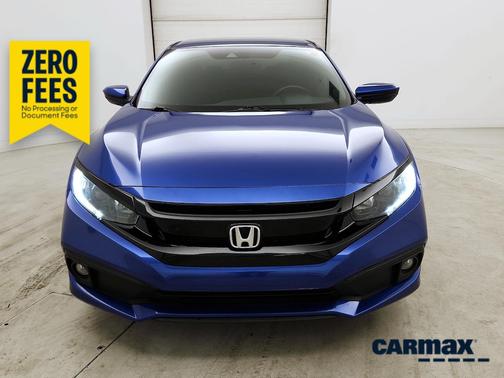 Blue 2021 Honda Civic Sport