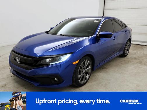 Blue 2021 Honda Civic Sport