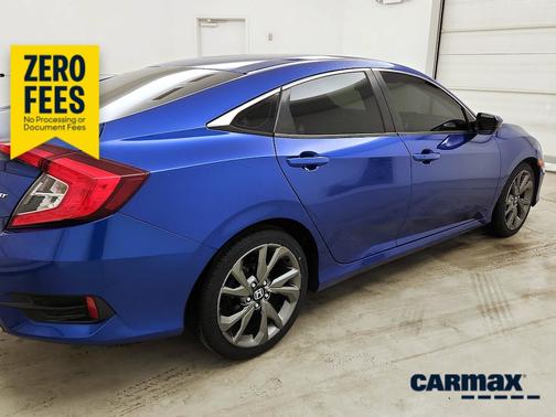 Blue 2021 Honda Civic Sport
