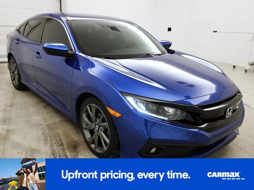 Blue 2021 Honda Civic Sport
