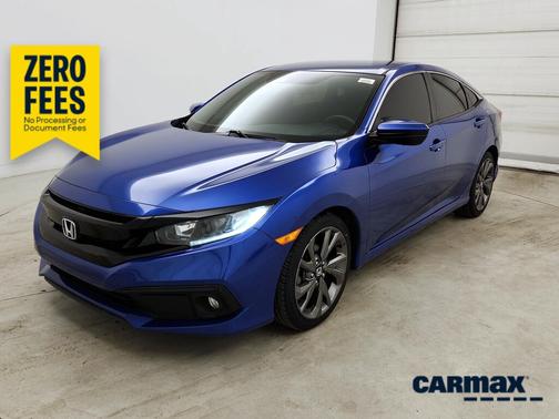 Blue 2021 Honda Civic Sport