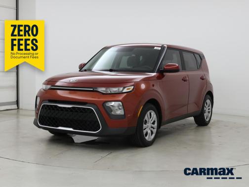 Orange 2021 Kia Soul LX
