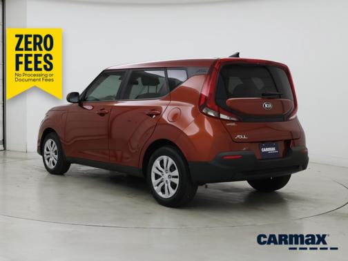 Orange 2021 Kia Soul LX